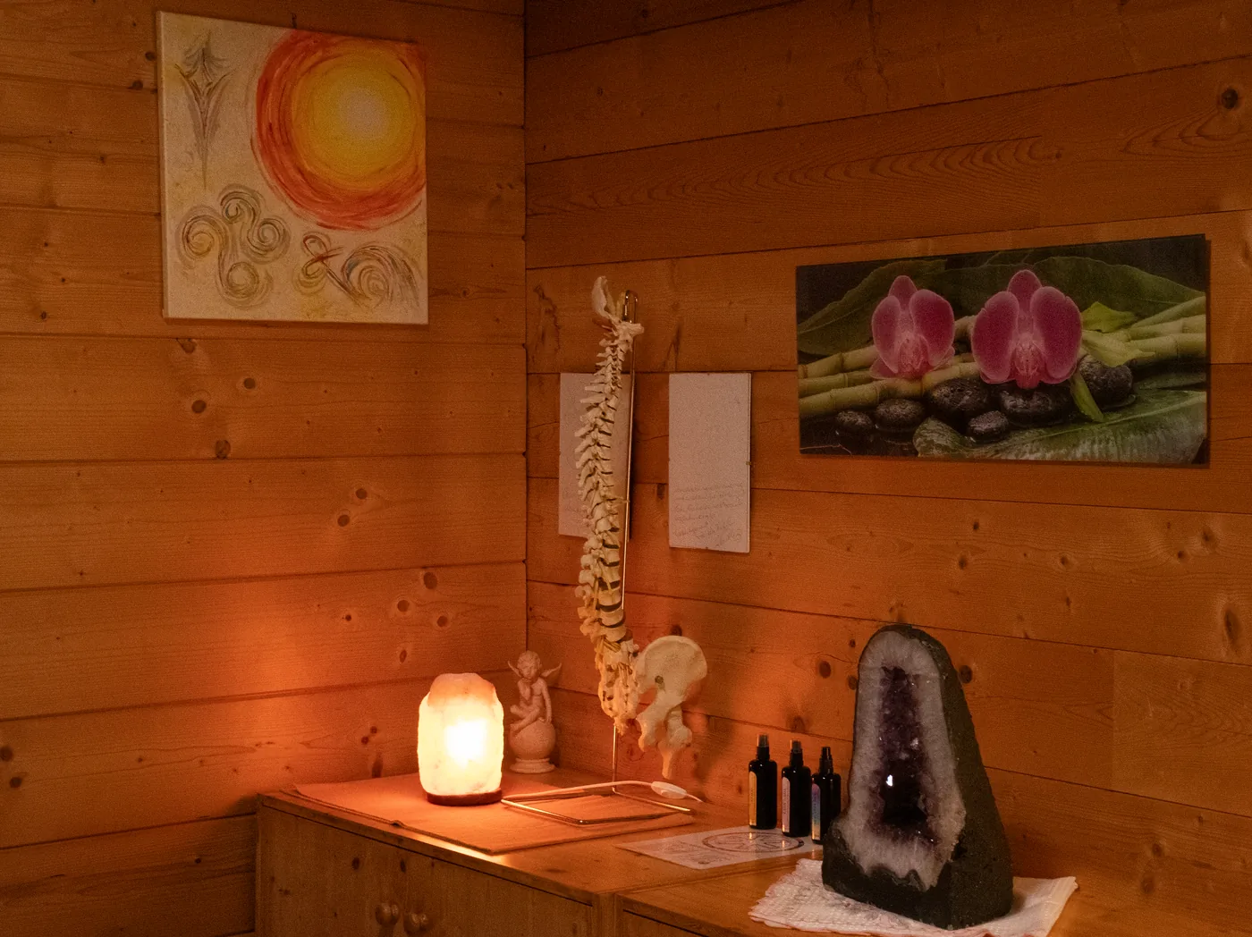 Behandlungsraum der Praxis fuer Physiotherapie Petra Rehrl